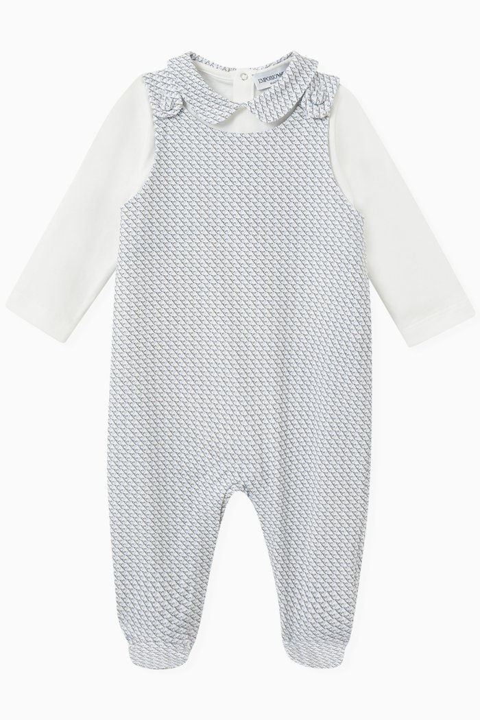 

EA Micro Eagle Jumpsuit & Dungarees Set in Jersey, Blue