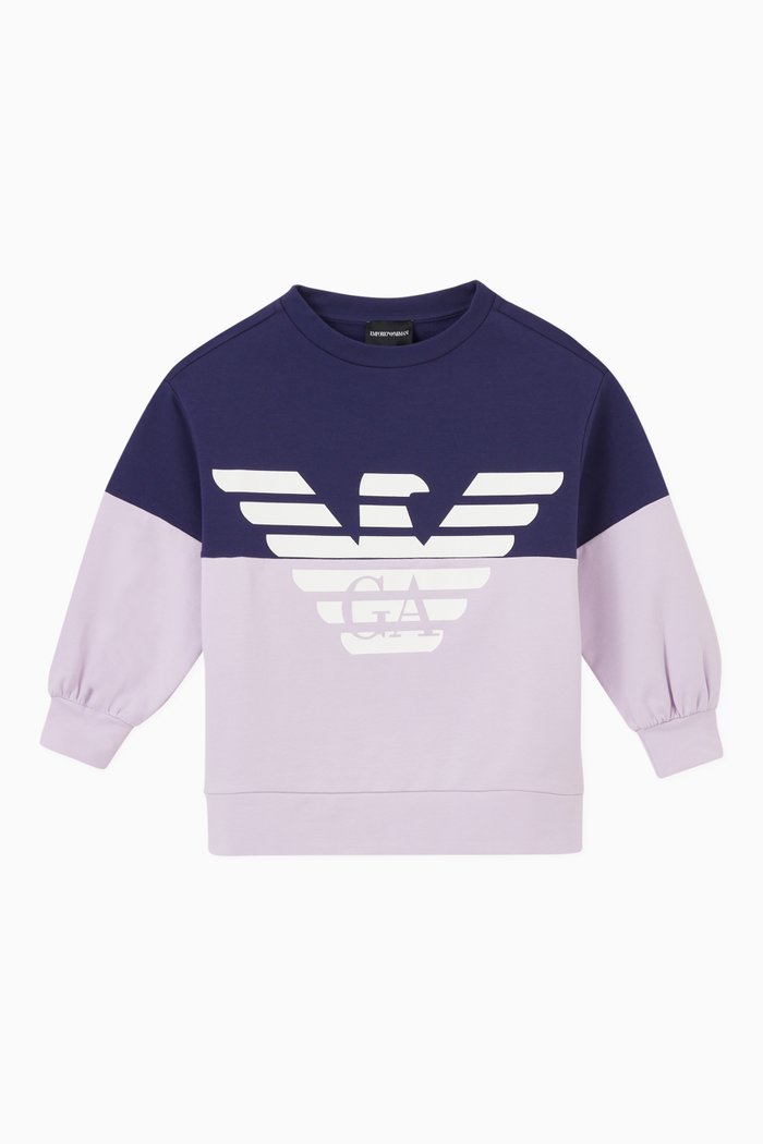 

EA Crew Capsule Collection Sweatshirt in Jersey, Purple