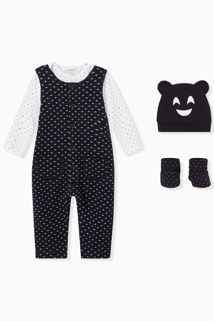 

EA Manga Capsule Pyjama Set in Cotton, Blue