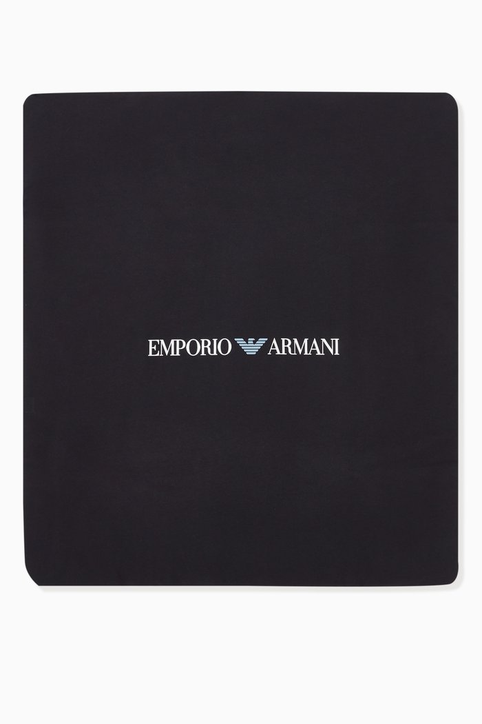 

EA Essential Capsule Double-faced Blanket in Cotton, Blue