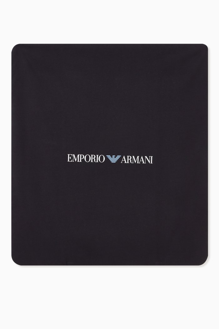 

EA Essential Capsule Double-faced Blanket in Cotton, Blue