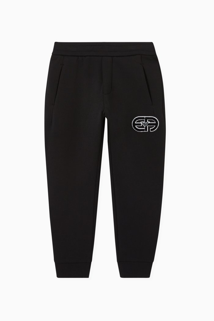 

R-EAcreate Capsule Collection Joggers in Double Jersey, Black