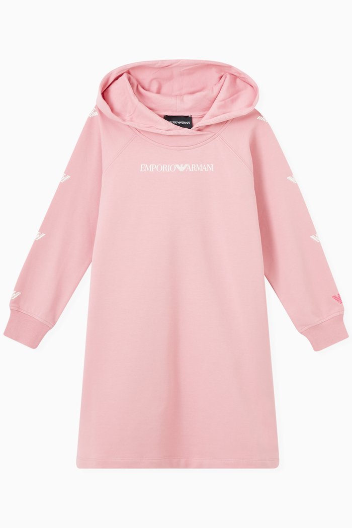 

EA Crew Capsule Collection Hooded Dress in Jersey, Pink