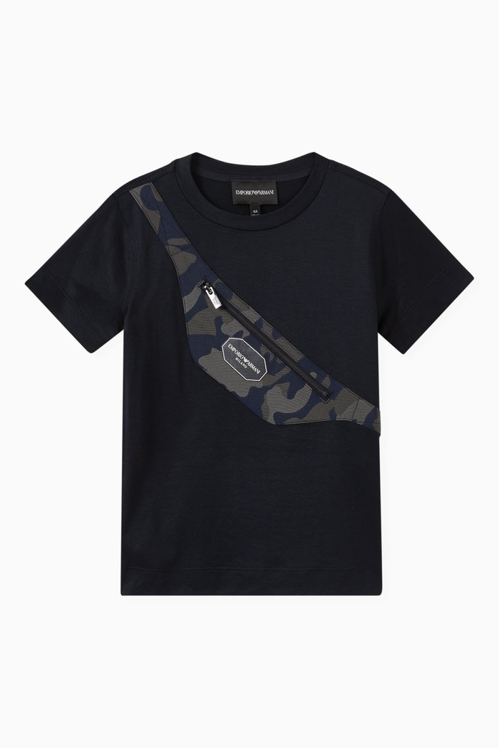 

EA Belt Bag Graphic T-shirt in Jersey, Blue