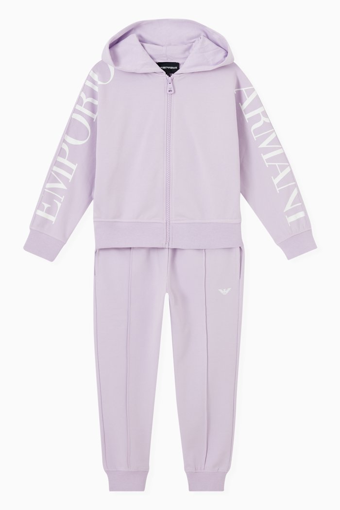 

EA Crew Capsule Tracksuit in Jersey, Purple
