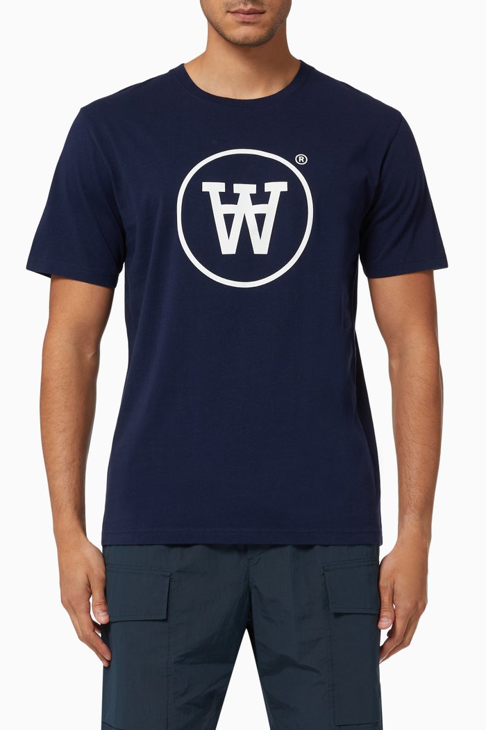 

Ace T-shirt in Organic Cotton, Blue