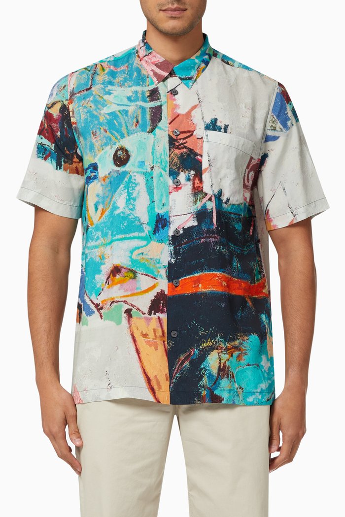 

Thor Jon Pilkington Shirt in Lyocell, Multicolour
