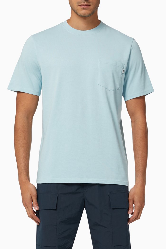 

Bobby Pocket T-shirt in Organic cotton, Blue