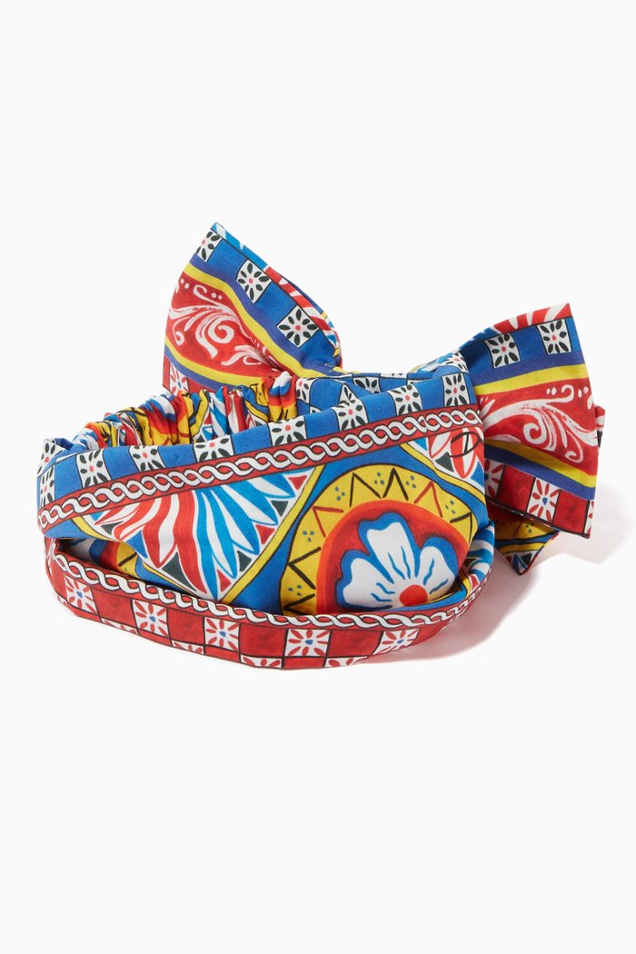 

Carretto-print Bandana in Poplin, Multicolour