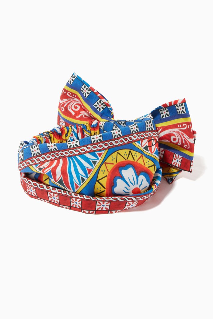 

Carretto-print Bandana in Poplin, Multicolour
