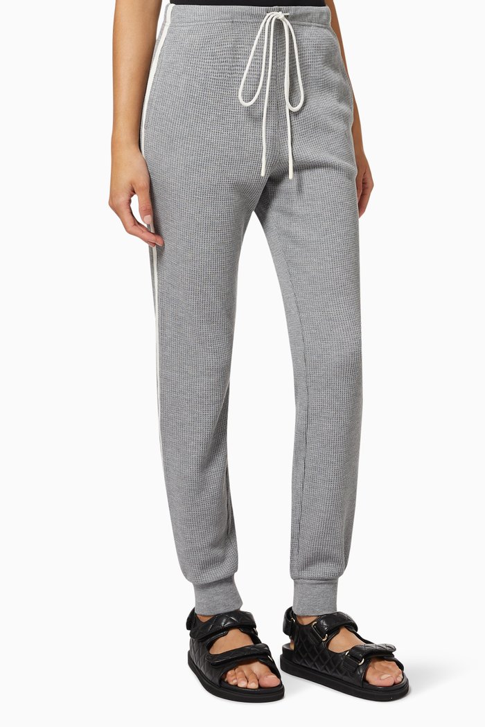 

Kelvin Pants in Waffle Knit, Grey