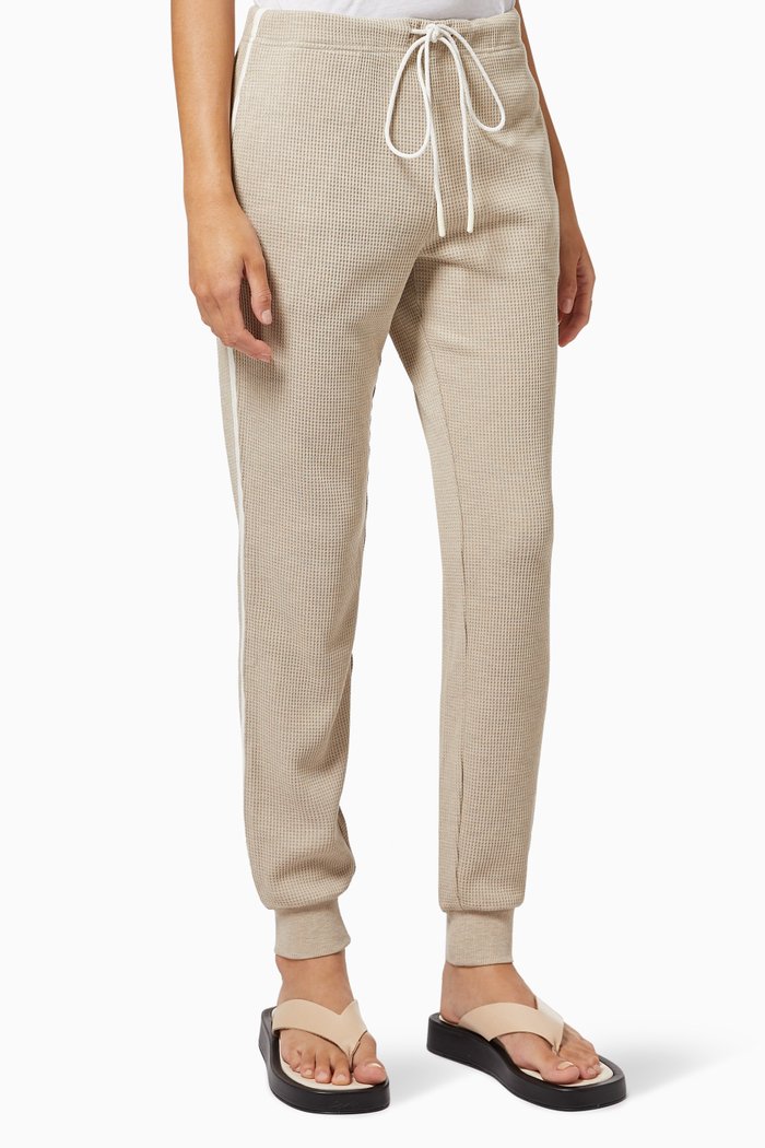 

Kelvin Pants in Waffle Knit, Neutral