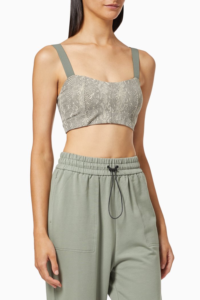 

Greenwood Bra in Letelux, Green