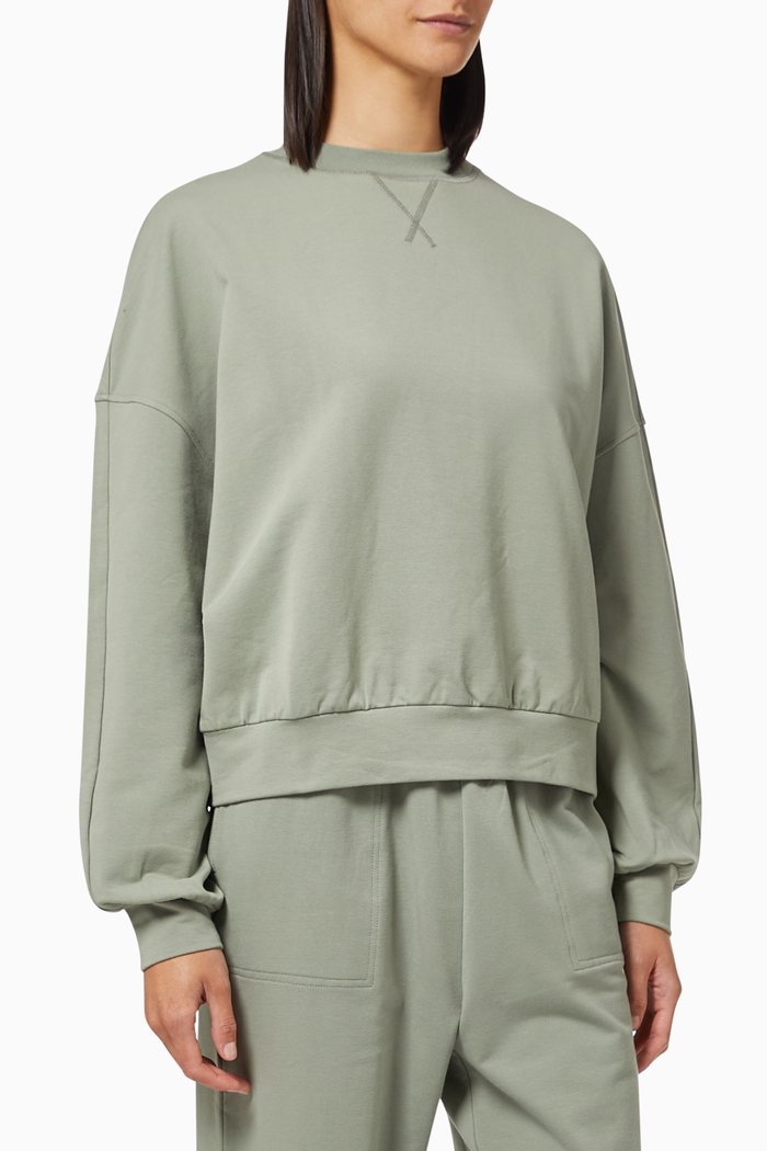 

Erwin Sweatshirt in Loop-back Knit, Green