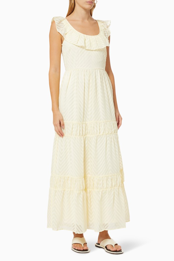 

Yasdeanna Maxi Dress in Georgette, Yellow