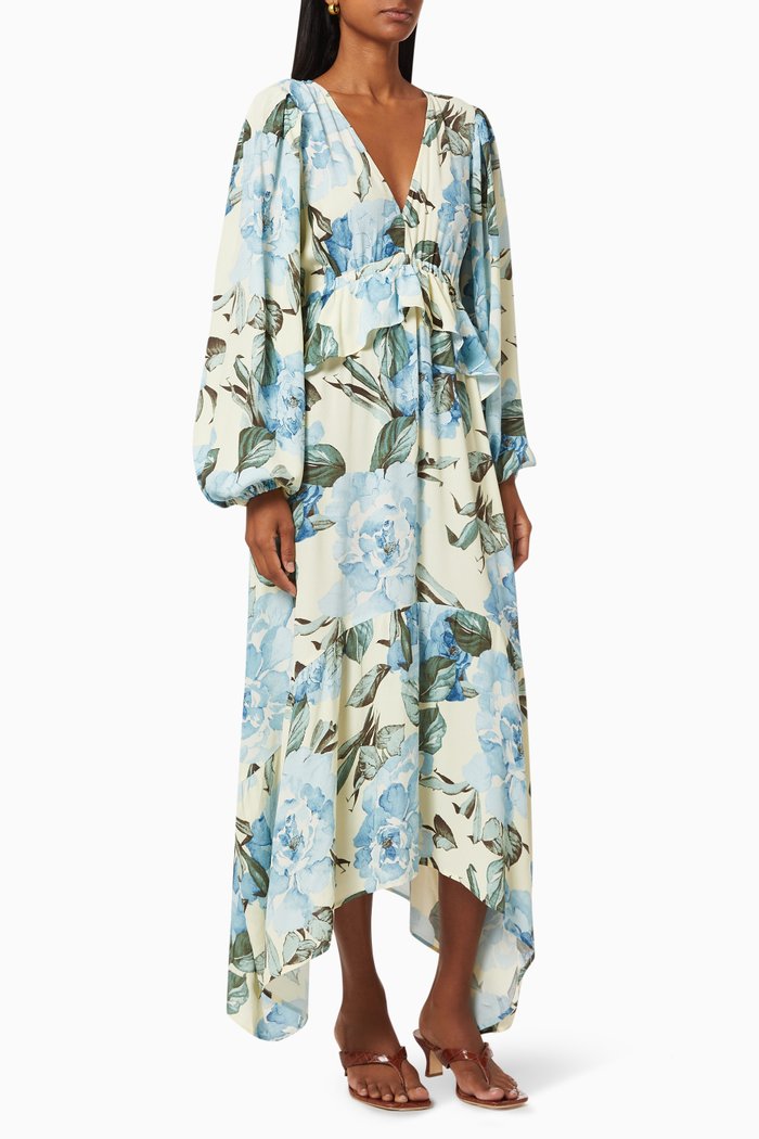 

Yasrosebloom Dress in Viscose, Yellow