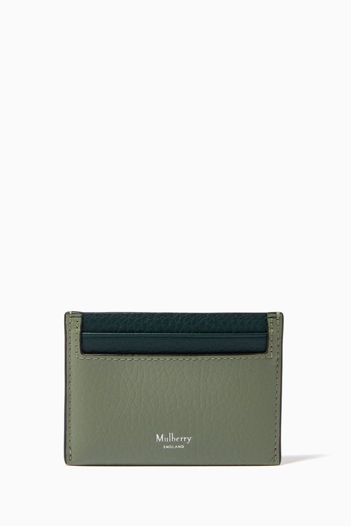 

Card Holder in Heavy Grain Leather, Green