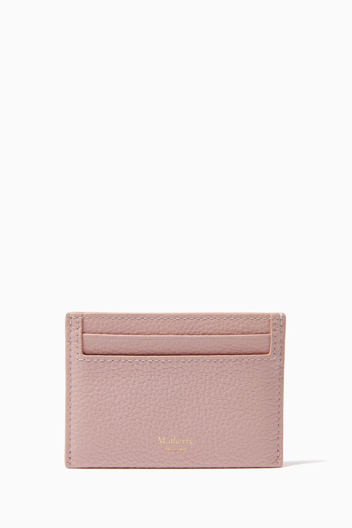 

Card Holder in Small Classic Grain Leather, Pink
