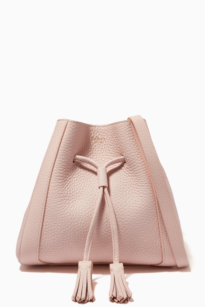 

Mini Millie Shoulder Bag in Heavy Grain Leather, Pink