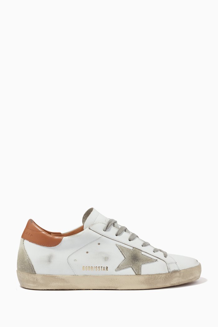 

Superstar Low Top Sneakers in Leather, White