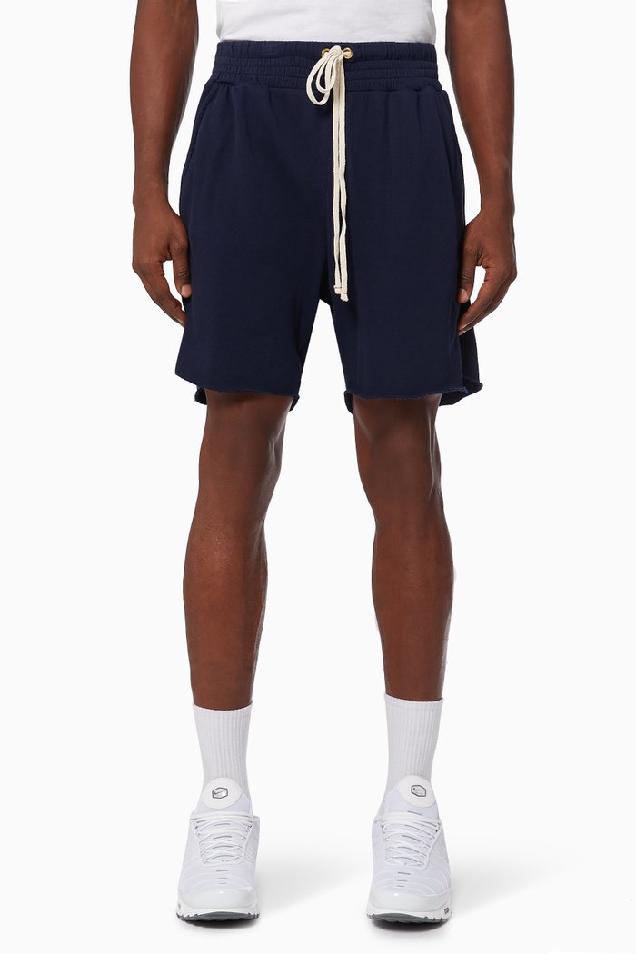 

Yacht Shorts in Cotton Fleece, Blue