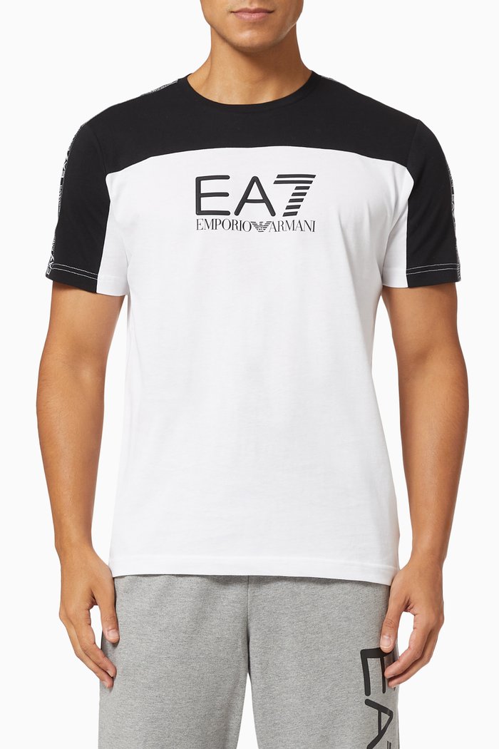 

EA7 Train Athletic T-shirt in Jersey, White