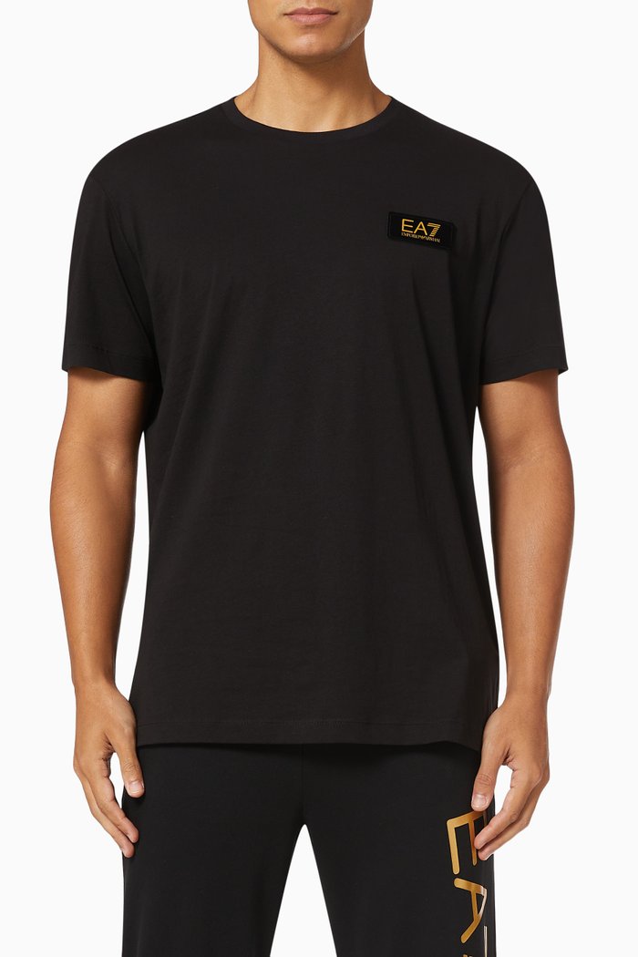 

EA7 Logo Series Jersey T-Shirt, Black