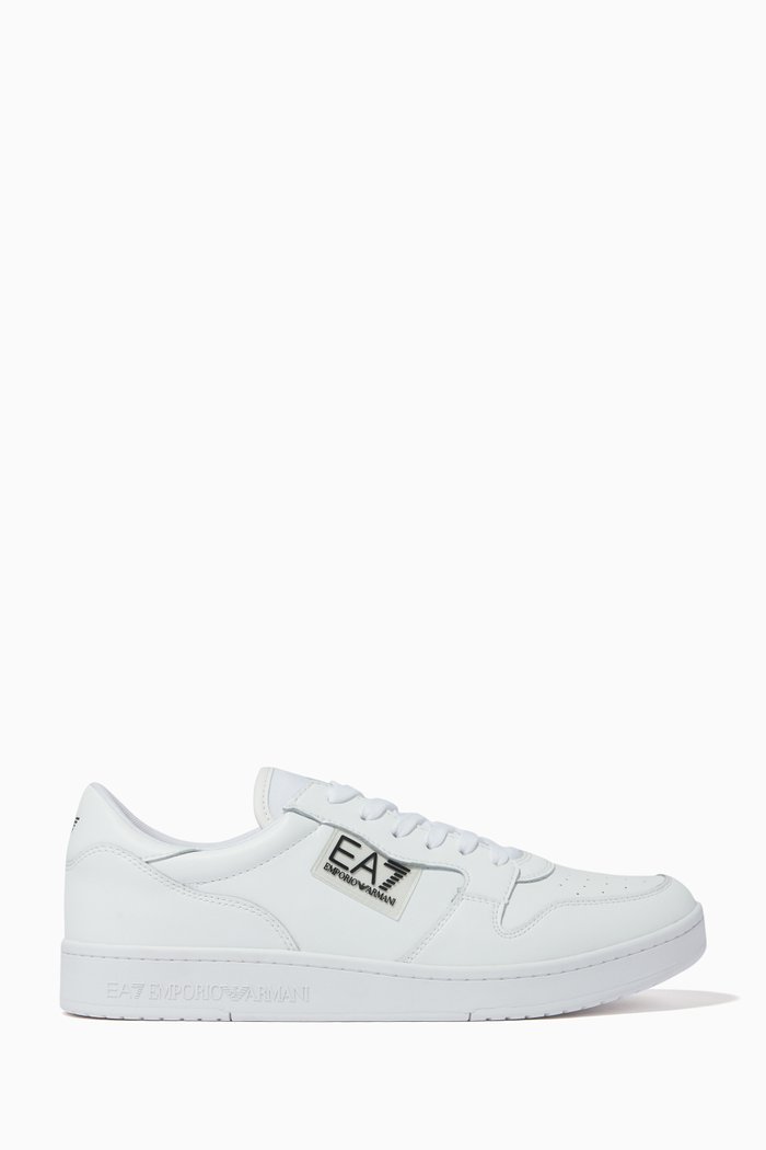 

EA7 New Millenium Sneakers in Leather, White