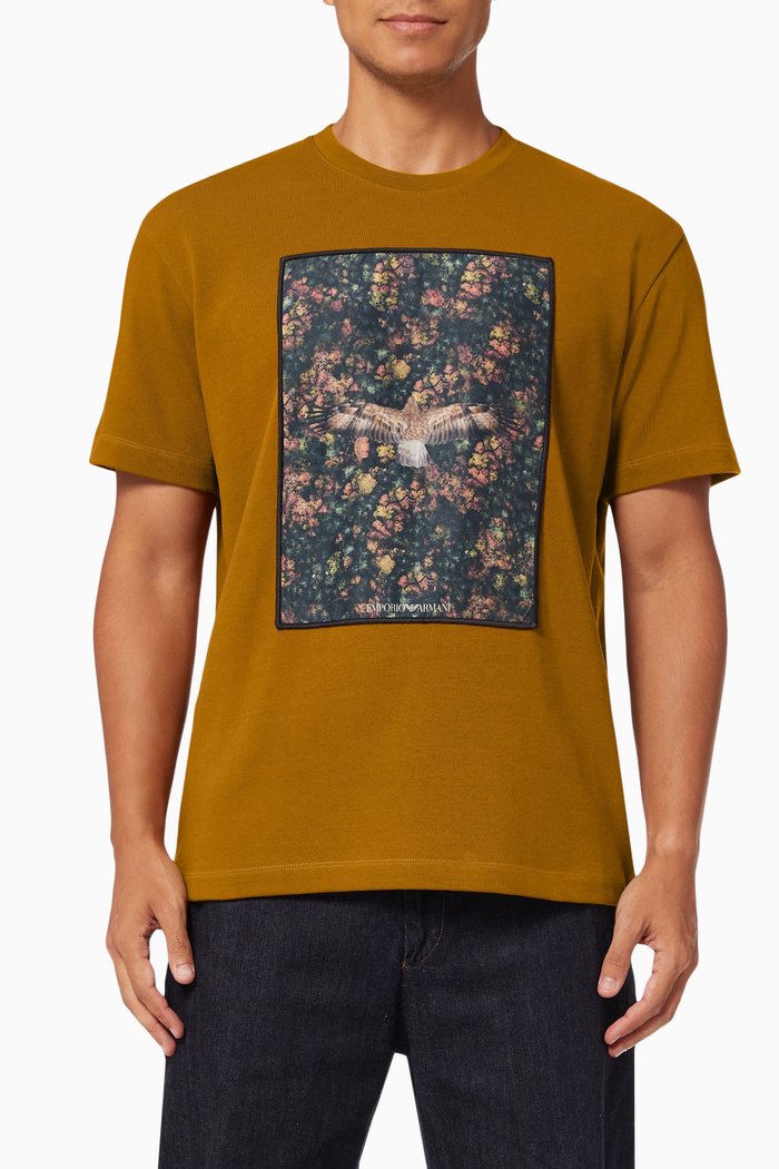

EA Sustainable Capsule Collection T-shirt in Jersey, Brown