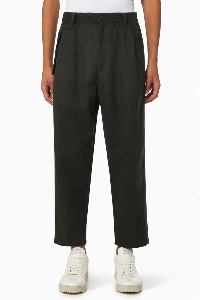 

EA Sustainable Capsule Pants in Wool, Brown