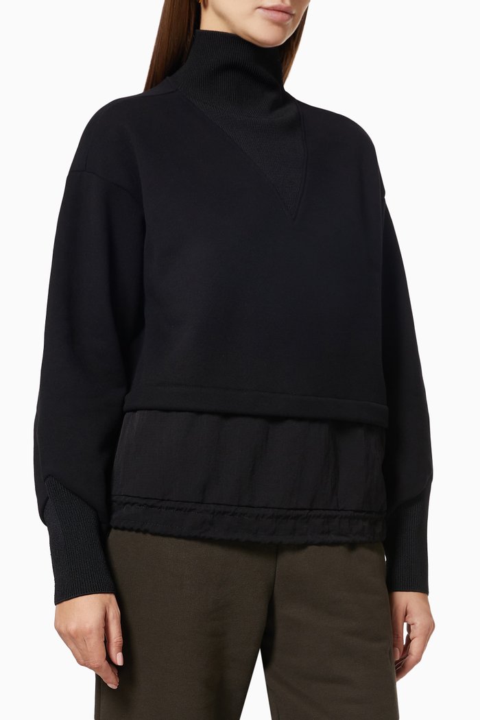 

R-EAcycle Capsule Collection Sweatshirt in Jersey, Black