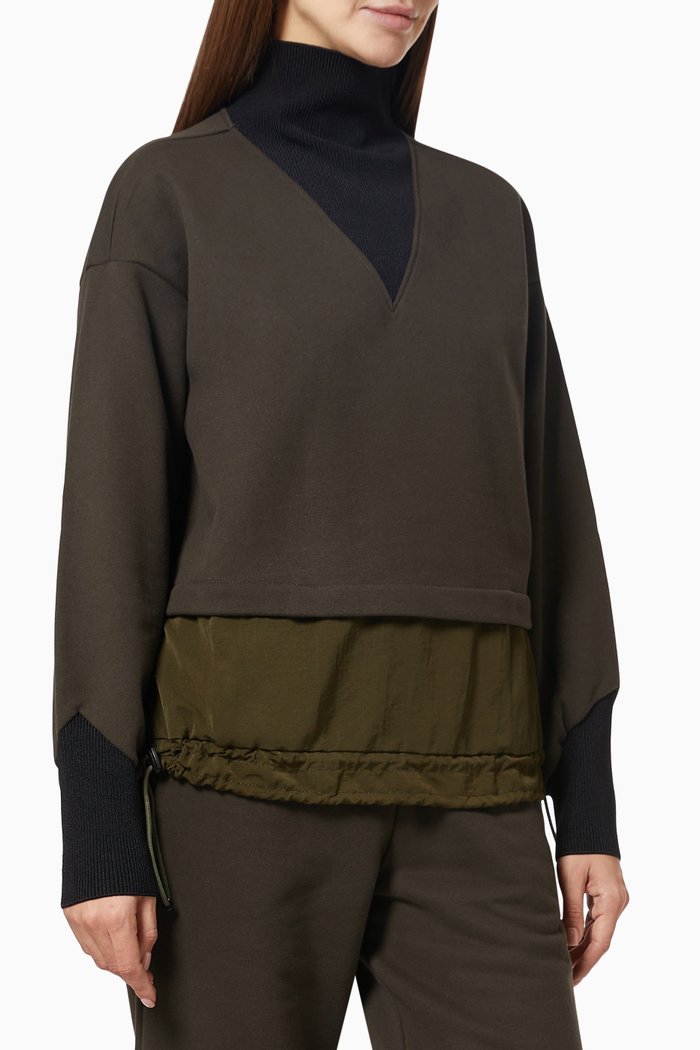 

R-EAcycle Capsule Collection Sweatshirt in Jersey, Green