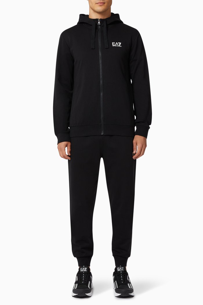 

EA7 Train Core ID Tracksuit in Jersey, Black