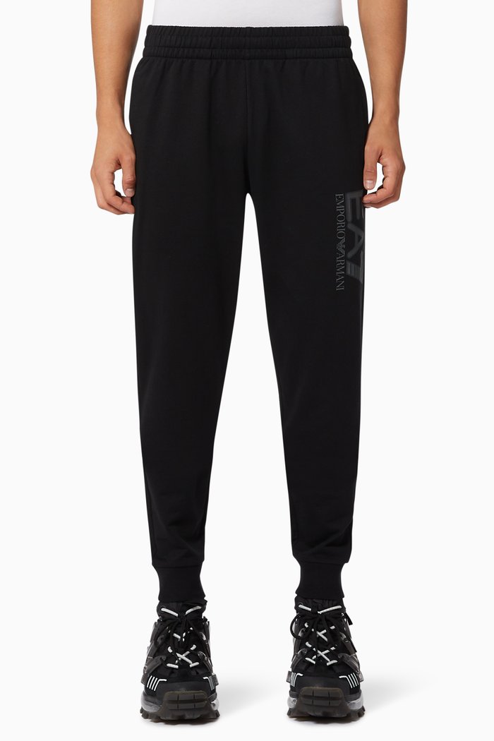 

EA7 Train Visibility Sweatpants in Jersey, Black