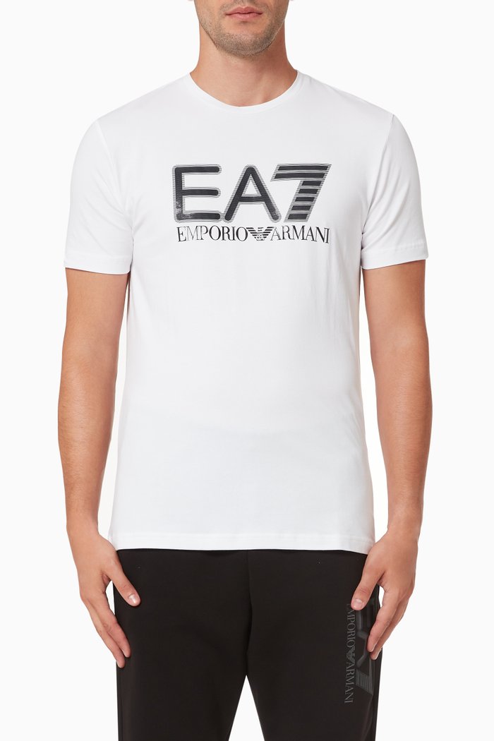 

EA7 Train Visibility T-shirt in Jersey, White