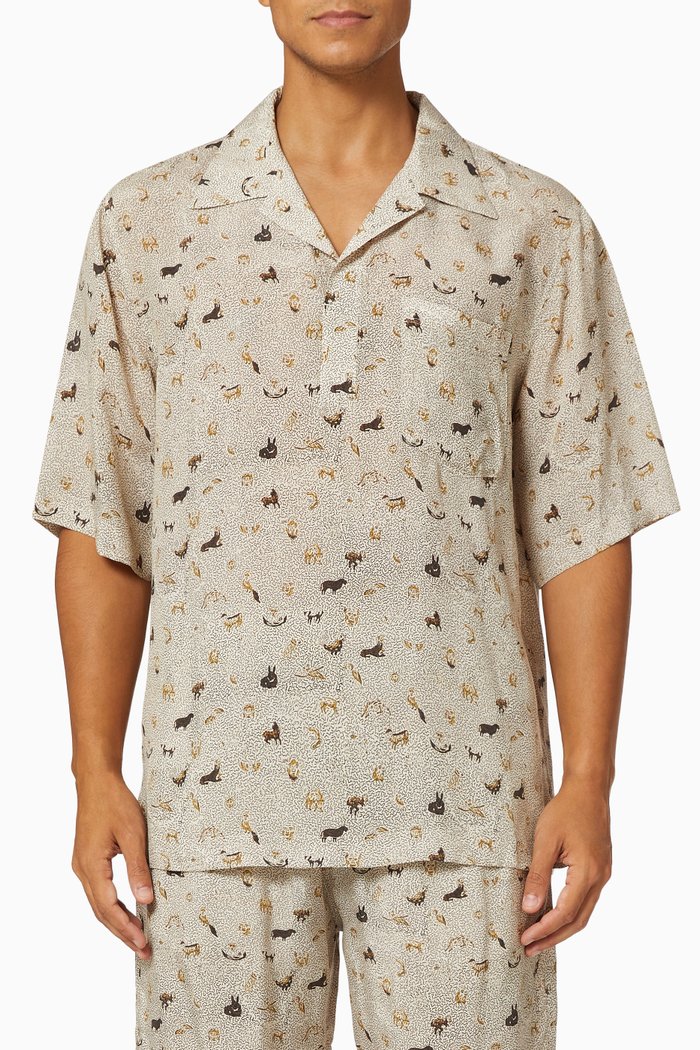 

Bolen Printed Shirt, Grey