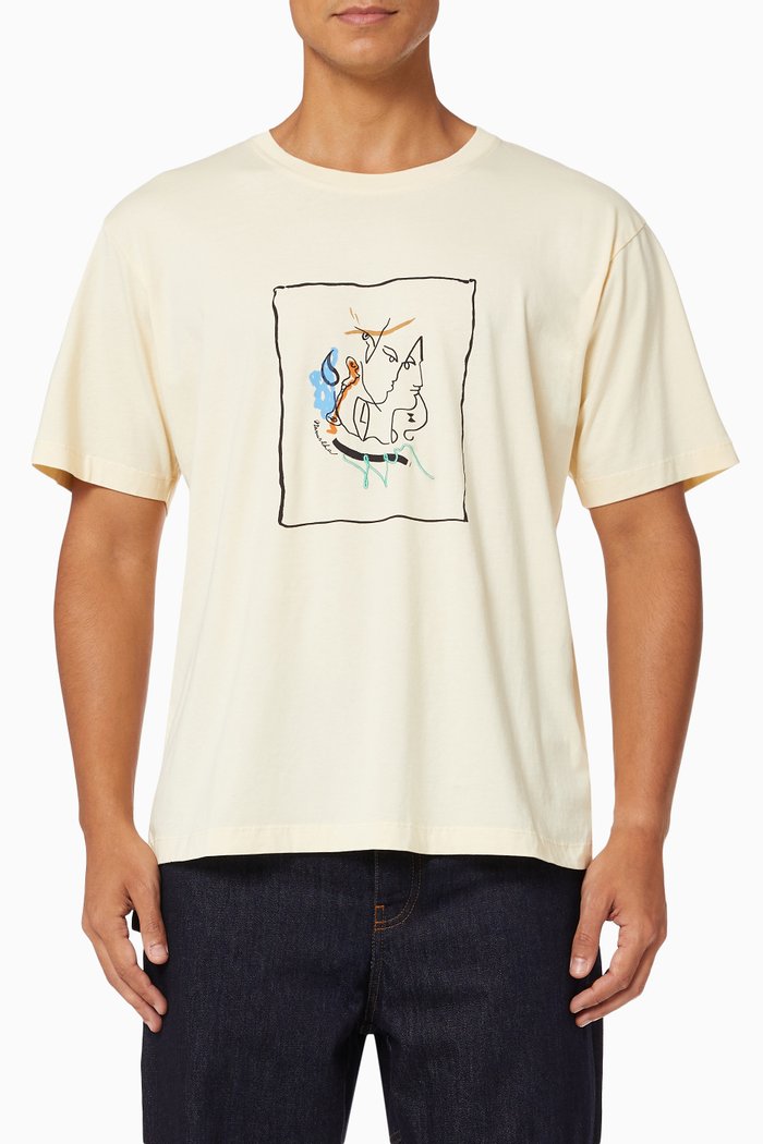 

Reece T-Shirt in Organic Cotton, Neutral