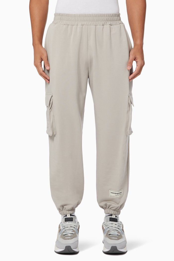 

Organic Bamboo Pocket Joggers, Grey