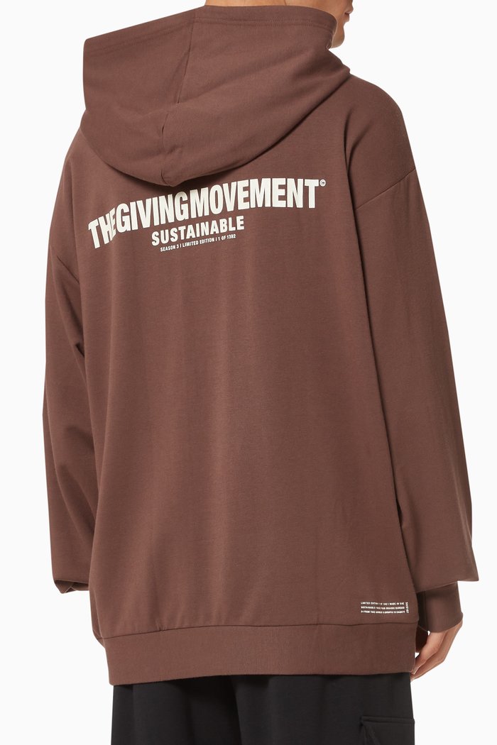 

Organic Bamboo Oversized Hoodie, Brown