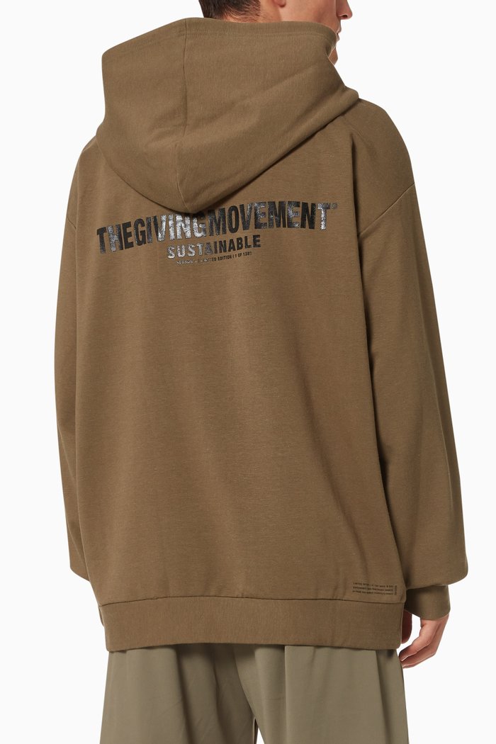 

Organic Bamboo Oversized Hoodie, Green