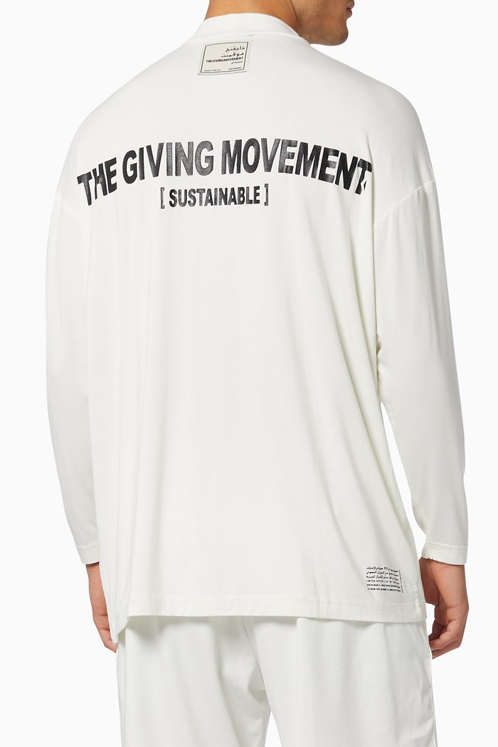 

Organic Bamboo Oversized High Neck T-shirt, Neutral