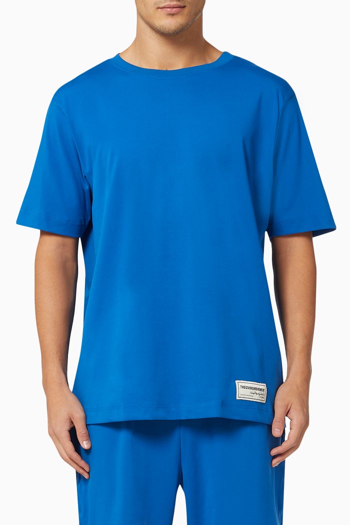 

Recycled Softskin Regular Fit T- shirt, Blue