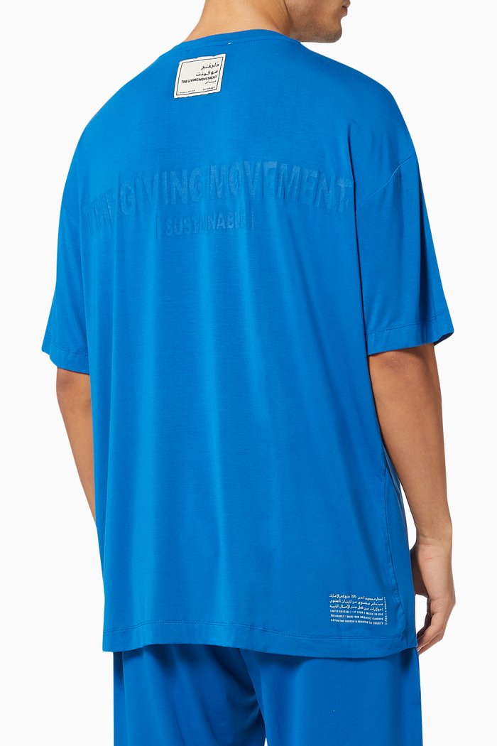 

Organic Bamboo Oversized T-shirt, Blue