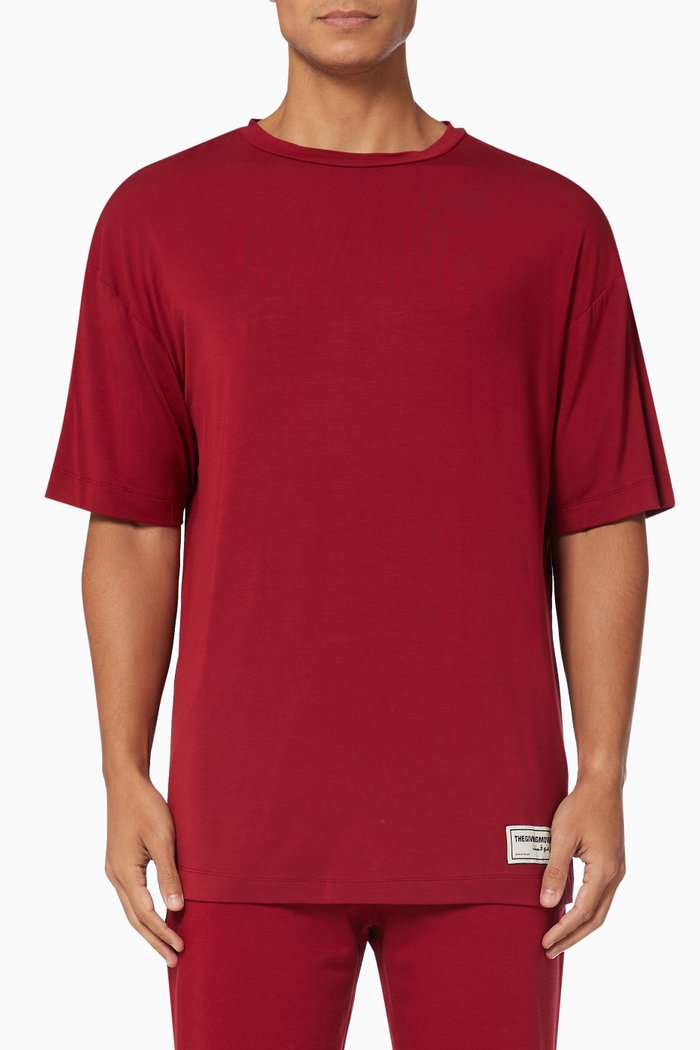 

Organic Bamboo Oversized T-shirt, Red