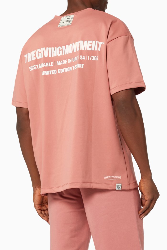 

Organic Bamboo Oversized T-shirt, Pink