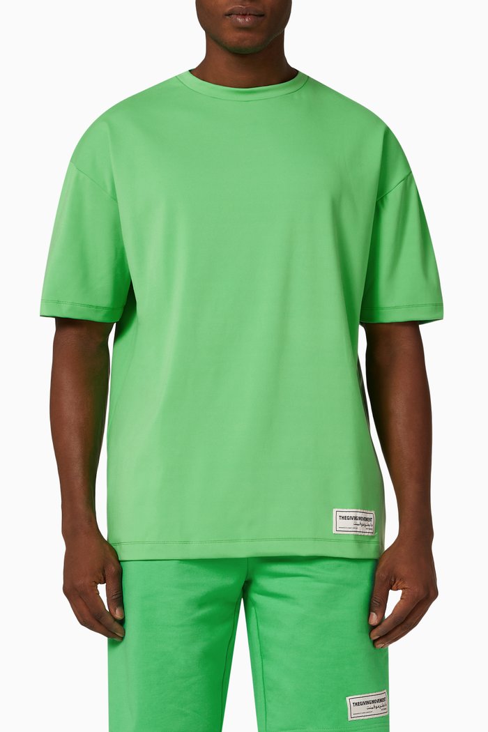 Organic Bamboo Oversized T-shirt, Green