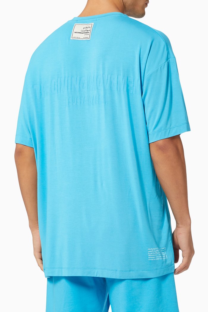 

Organic Bamboo Oversized T-shirt, Blue