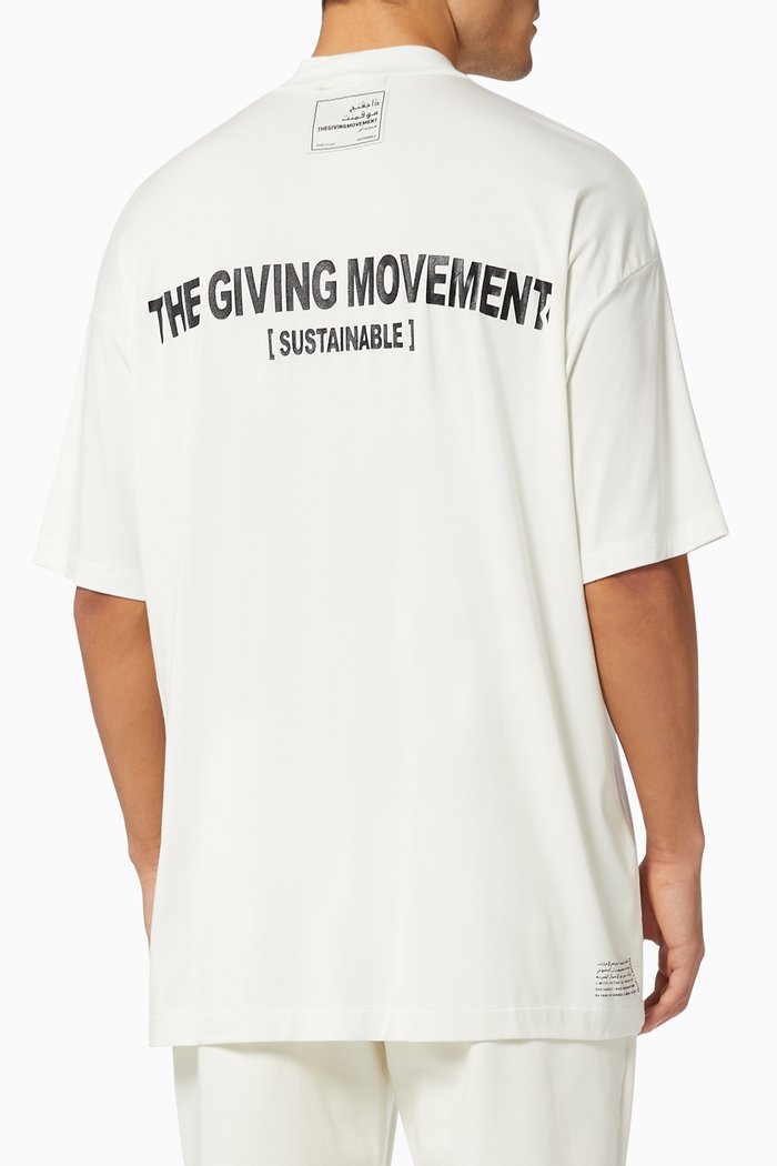 Organic Bamboo Oversized High Neck T-shirt, Neutral