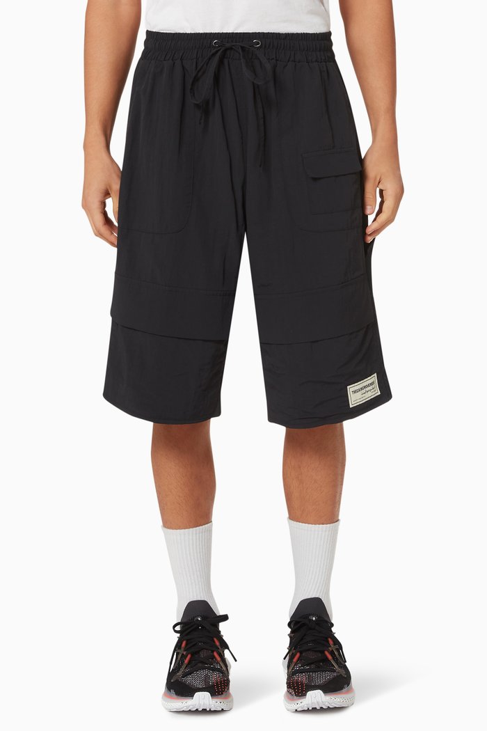 Cargo Pocket Shorts, Black