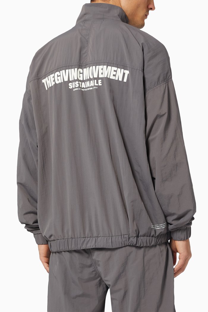 

Overhead Nylon Windbreaker, Grey